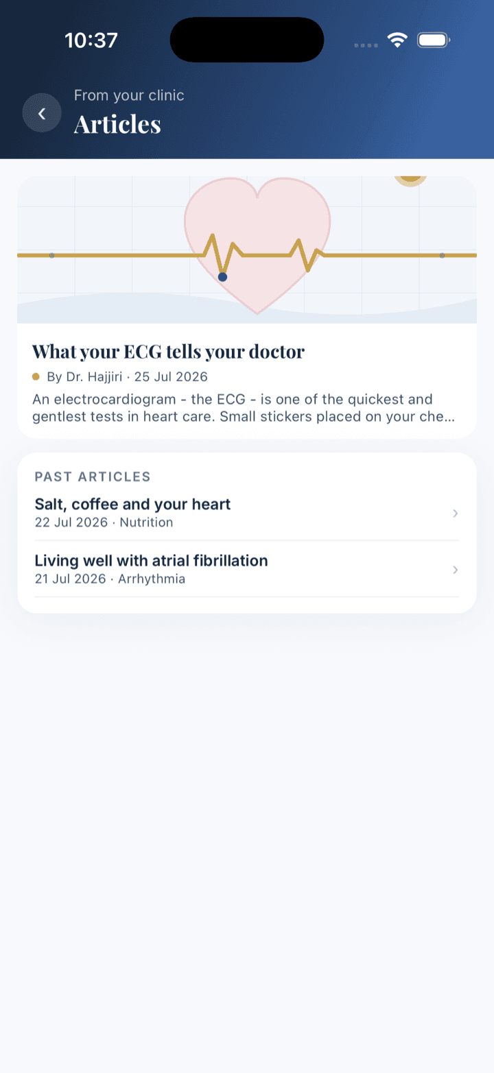 Articles written by the clinic